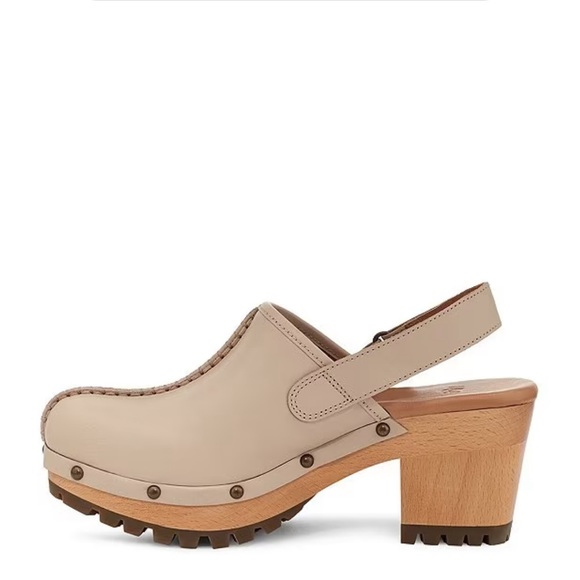 NWOB UGG®Women's Lanni Studded Slip-On Slingback Platform Clogs - Picture 4 of 17